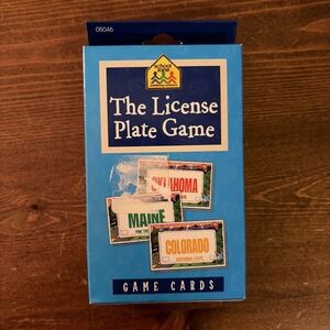NIB! School Zone License Plate Game Pocket Flash‎ Cards Home School Homeschool